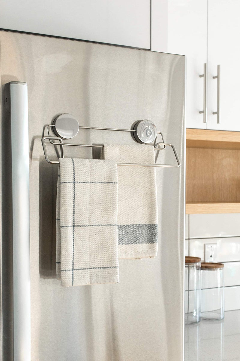 Better Houseware 2409 Magnetic Double Towel Bar  Stainless - Image 5